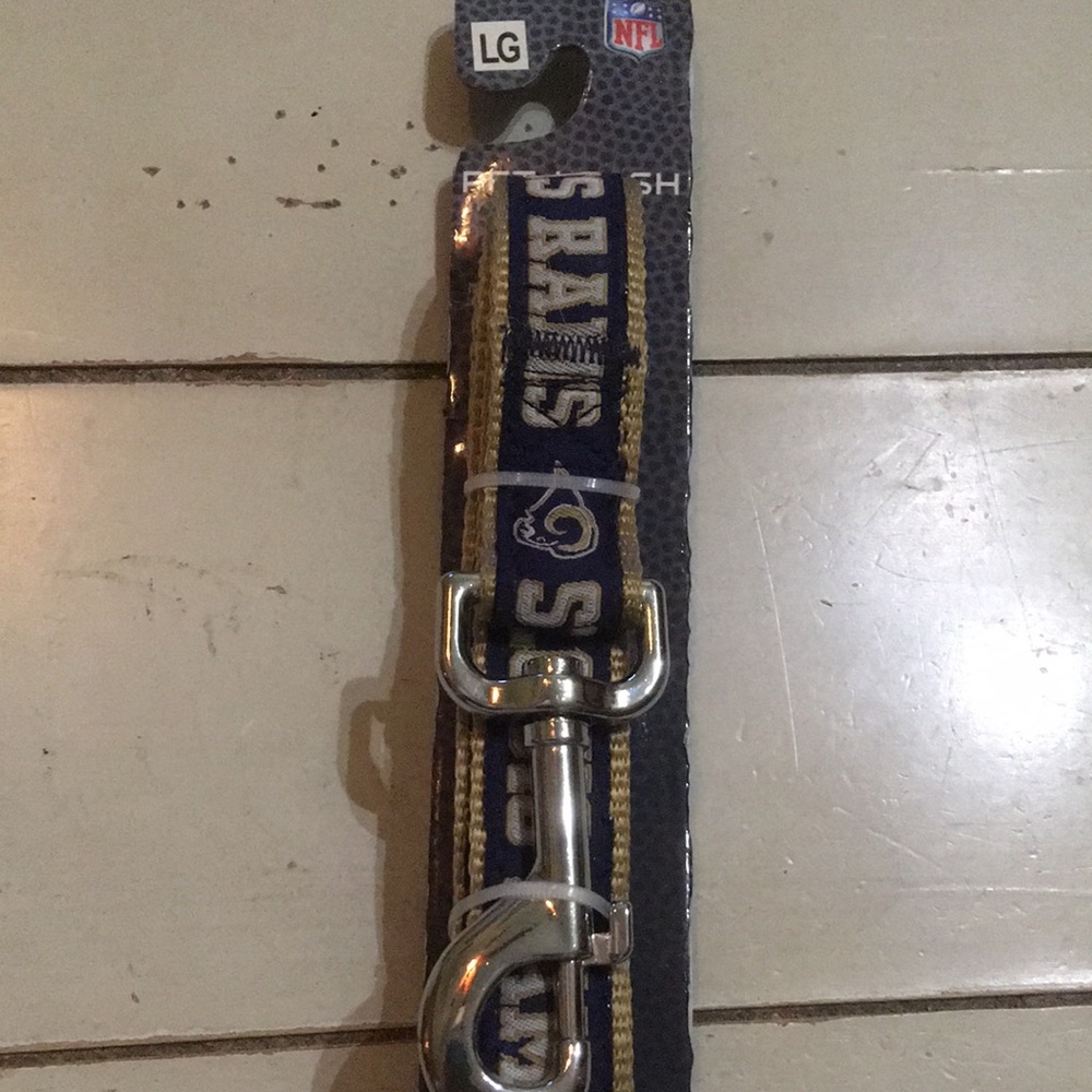 Dog Leash NFL St. Louis Rams LArge